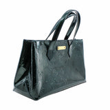thumbnail Monogram Verni Wilshire PM Handbag Tote Bag Enamel Calf Amarant - L'UXE LINK