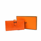 thumbnail bearn wallet lizerd orange m stamp - L'UXE LINK