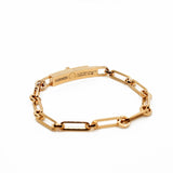 thumbnail kelly chain bracelet 18k half diamonds - L'UXE LINK