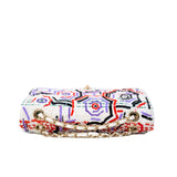 thumbnail cf medium in knit white/red and sequin purple/black light ghw seri 28 - L'UXE LINK