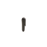 thumbnail leboy long flap wallet in chavron silver ruthenium hw seri22 - L'UXE LINK