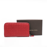 thumbnail long wallet zippy red phw - L'UXE LINK