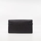 thumbnail kelly wallet black rghw epsom - L'UXE LINK