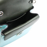 thumbnail BE DIOR FLAP BAG MINI LEATHER BLUE PHW - L'UXE LINK