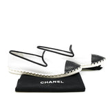 thumbnail espadrille in leather white/black 37.5 - L'UXE LINK