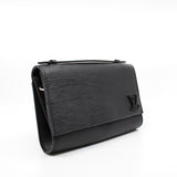 thumbnail Dune Epi Leather Clery Pochette Bag in black - L'UXE LINK