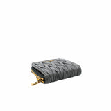 thumbnail card holder leather grey ghw - L'UXE LINK