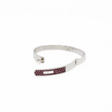thumbnail kelly bracelet with rhodolites in 18k wg #SH 18A009859 - L'UXE LINK