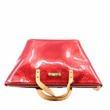 thumbnail Bellevue Handbag Monogram Vernis Petent Leather In Red - L'UXE LINK