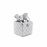 thumbnail silver clutch with chain mini bucket ghw seri 31 - L'UXE LINK