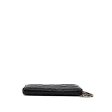 thumbnail lady long zip wallet in patent black phw #2010 - L'UXE LINK
