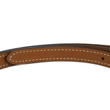 thumbnail 13mm Carrousel belt buckle & Reversible leather strap  in epsom black/gold phw - L'UXE LINK