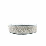 thumbnail loop Cowhide-leather trim zippy Blue ghw rrp 3600 - L'UXE LINK