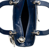 thumbnail lady dior patent blue phw - L'UXE LINK