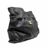 thumbnail tote bag calfskin black ghw - L'UXE LINK