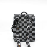 thumbnail side bag black white grid - L'UXE LINK