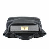 thumbnail 2424 small tc leather black ghw - L'UXE LINK