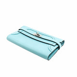 thumbnail kelly lace 3P long wallet phw T stamp - L'UXE LINK
