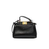 thumbnail nano peekaboo in lambskin black ghw - L'UXE LINK
