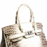 thumbnail BIRKIN 30 BLANC HIMALAYA NILOTICUS CROCODILE phw stamp T - L'UXE LINK