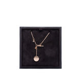 thumbnail Ex-Libris pendant, small in 18k rg - L'UXE LINK