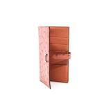 thumbnail bearn long wallet nude ostrich ghw x stamp - L'UXE LINK