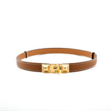 thumbnail lady belt leather gold ghw - L'UXE LINK