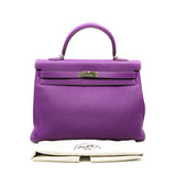 thumbnail kelly 35cm togo purple phw R stamp - L'UXE LINK