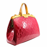 thumbnail BREA HANDBAG MONOGRAM VERNIS MM pink patent - L'UXE LINK