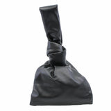 thumbnail twist handle bag leather black phw - L'UXE LINK