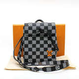 thumbnail side bag black white grid - L'UXE LINK