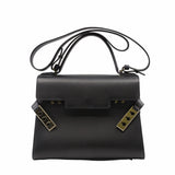 thumbnail Tempête Small leather black ghw - L'UXE LINK