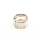 thumbnail wide silver H ring #50 - L'UXE LINK
