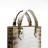 thumbnail tote crocodile white himalaya ghw rrp18200 - L'UXE LINK