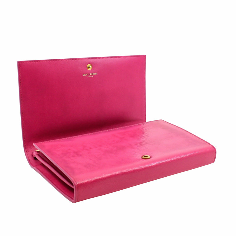 SLP cluth petent leather pink ghw - L'UXE LINK