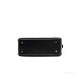 thumbnail mini sac plume in black evercalf k stamp phw