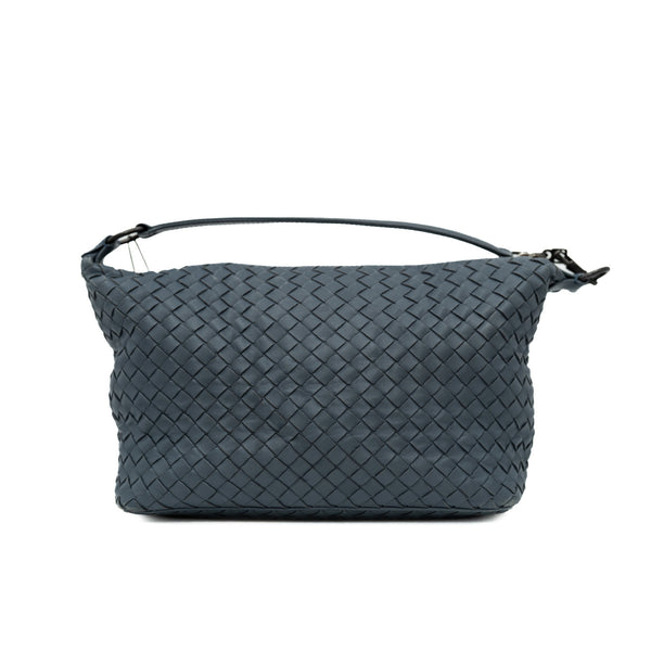 blue gray small shoulder bag