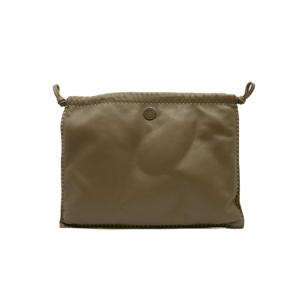 milo pilo pouch in leather etoupe phw – L'UXE LINK