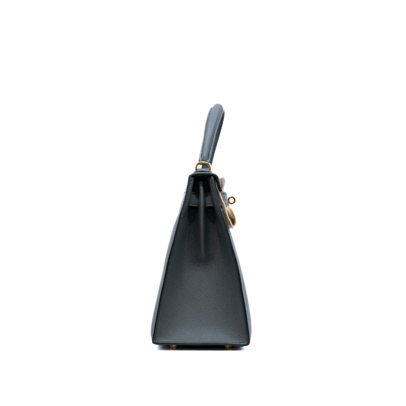 kelly 28cm epsom 63 color Vert Amande ghw - L'UXE LINK