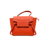 thumbnail small belt bag in red leather ghw