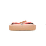 thumbnail Fendi monster baguette clutch in leather/fur pink