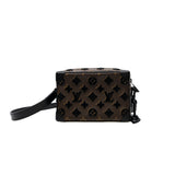 thumbnail mini soft trunk in monogram tuffetage black hw