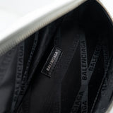 thumbnail souvenir crossbody bag in white croc-effect leather phw
