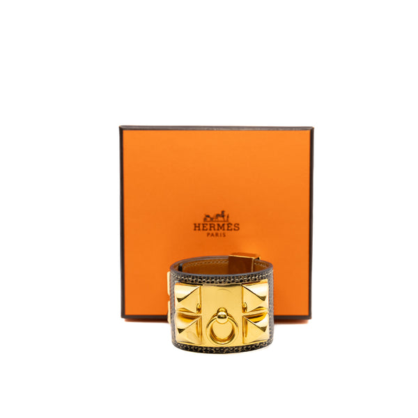collier de chien bracelet in lizard ghw