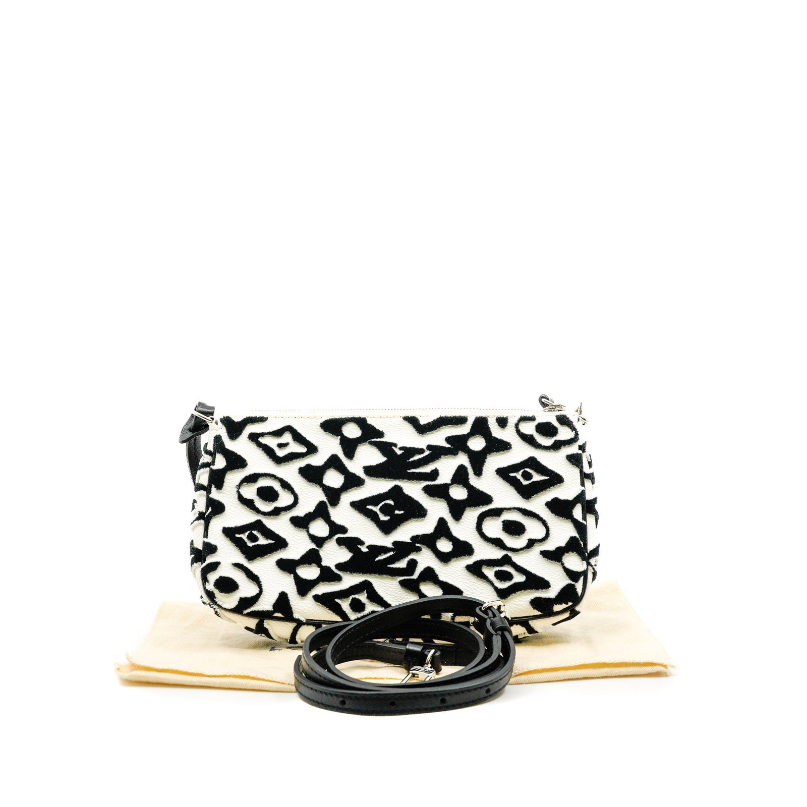 Limited Edition Urs Fischer Tufted Monogram Canvas Pochette Accessoires PHW  With Strap – L'UXE LINK