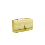 thumbnail Cannage mini my dior in butter yellow lambskin GHW