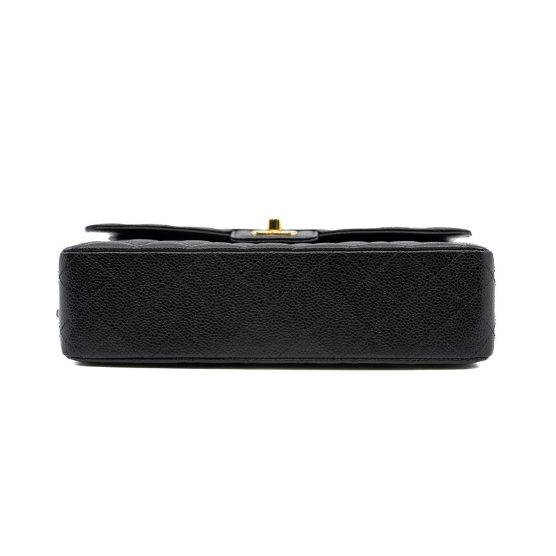 medium cf in caviar black ghw microchip #UNA1XXXX