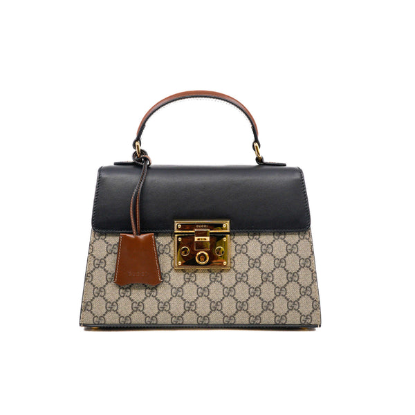 top handle padlock with gg logo - L'UXE LINK