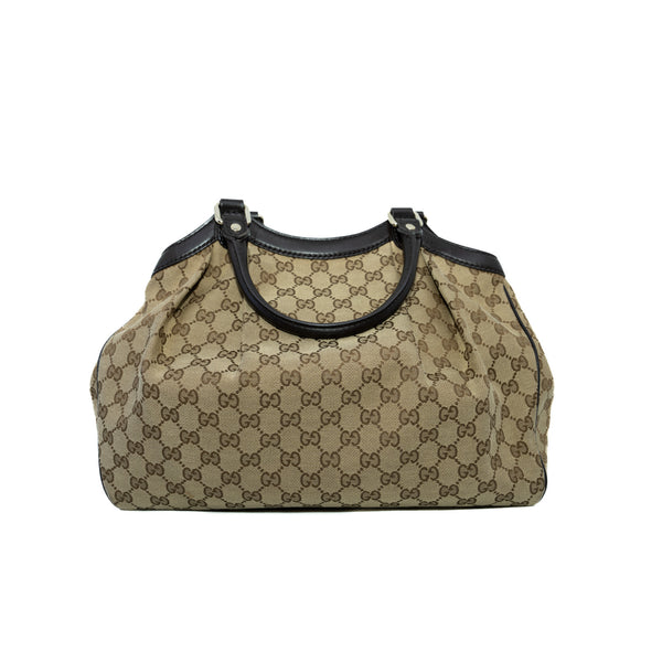 Sukey GG Canvas Medium Tote Bag - L'UXE LINK
