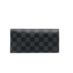 long wallet black/grey damier graphite